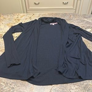 Calipso St. Barth cotton sweater/ throw. This is in navy. Super for vacation.